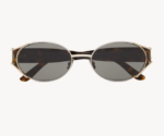 Saint Laurent M919  SILVER AND DARK HAVANA